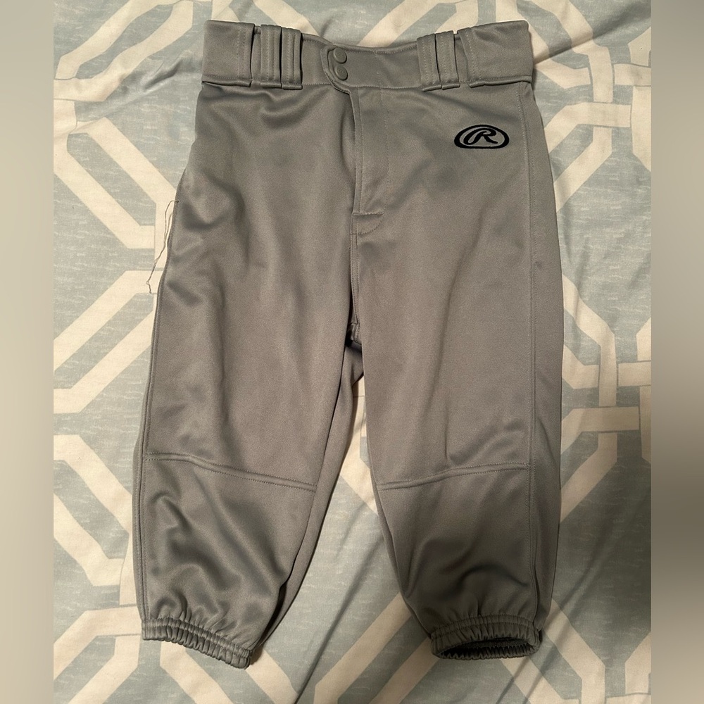 Rawlings Gray Kids Baseball Knickers